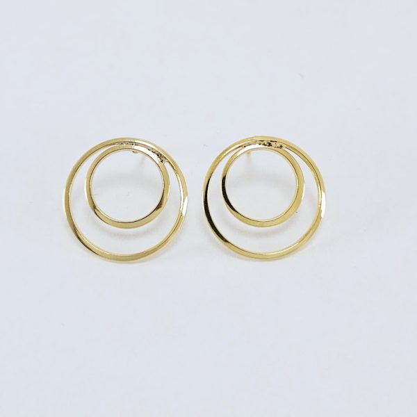 Conjunto circulos duplo dourado - Image 3