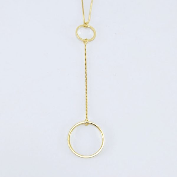 Conjunto circulos duplo dourado - Image 2