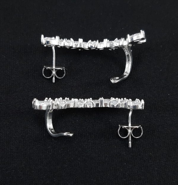 Brinco ear cuff detalhe em pedras - Image 2