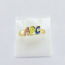 Anel do ABC infantil colorido