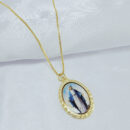 Gargantilha com pingente Nossa Senhora das Graças