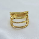 Anel 4 fileira horizontal e 2 na vertical vazado