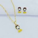 Conjunto infantil branca de neve