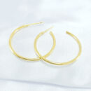 Brinco fio argola boleada