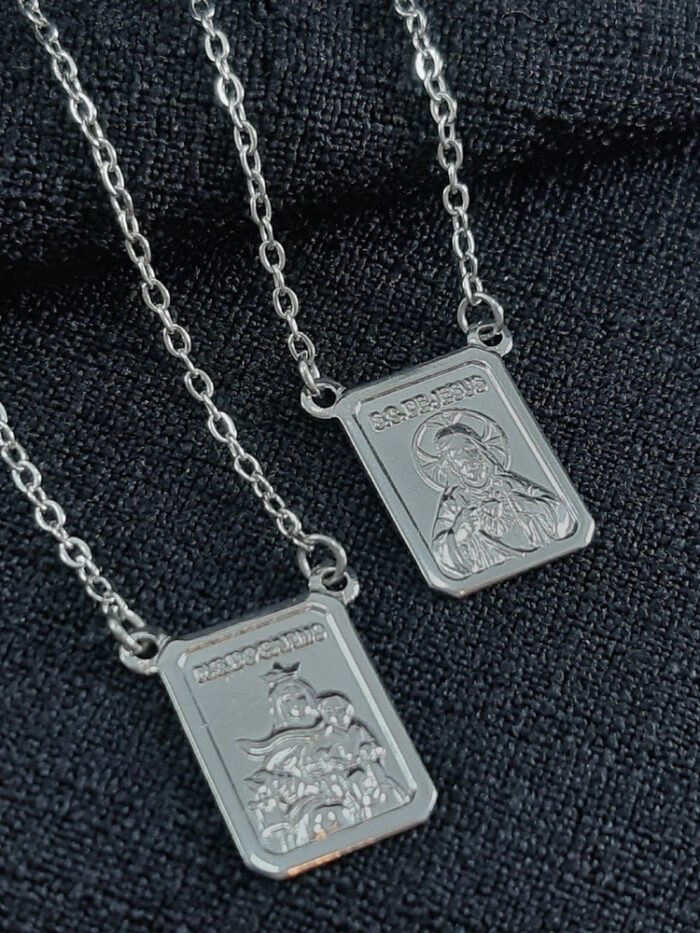 Escapulário sagrado coração de jesus e senhora do carmo