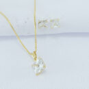 Conjunto formato quadrado cristal