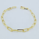 Pulseira masculina elo cartier longo