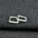 Brinco argola quadrado