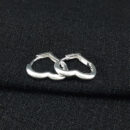 Brinco argola Coração Lisa