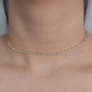 Gagantilha choker riviera  com elos vazado