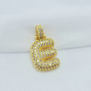 Pingente letras cravejado