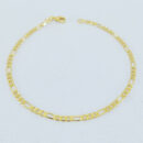 Pulseira  masculina elo 3×1 fina