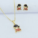 Conjunto infantil ladybug esmaltado