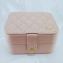 Estojo porta jóias Rosa Salmão