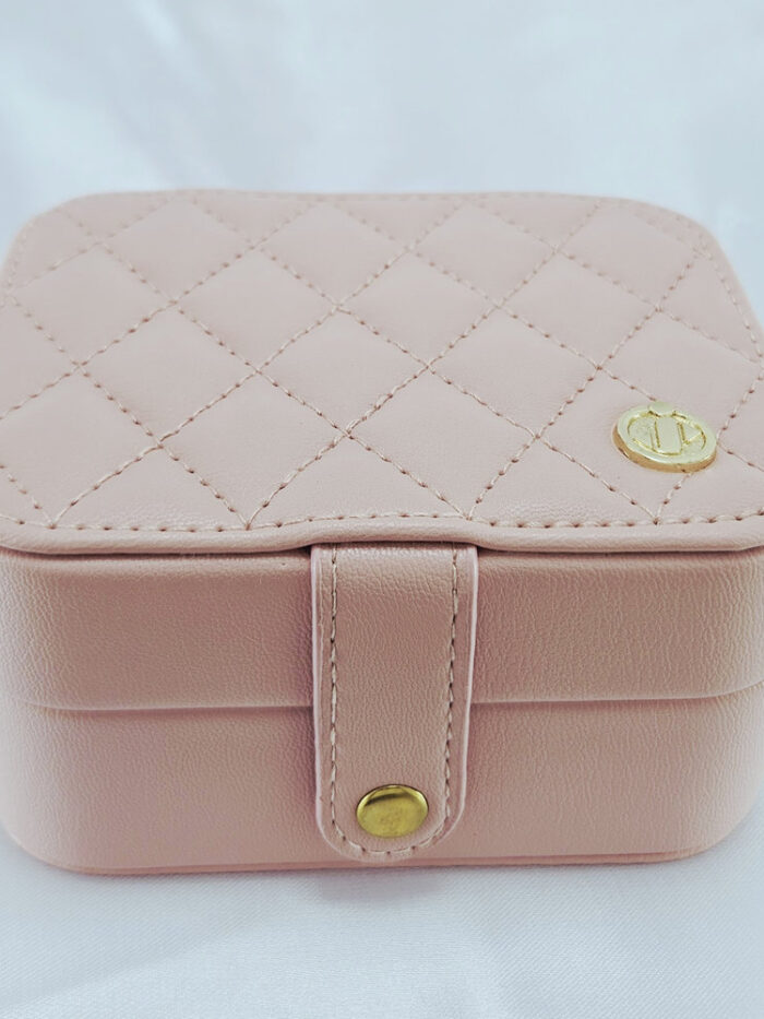 Estojo porta jóias Rosa Salmão