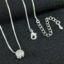 Gargantilha pingente ponto de luz