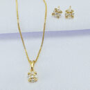 Conjunto redondo cravejado