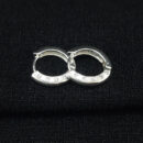 Brinco argola detalhe ponto de luz