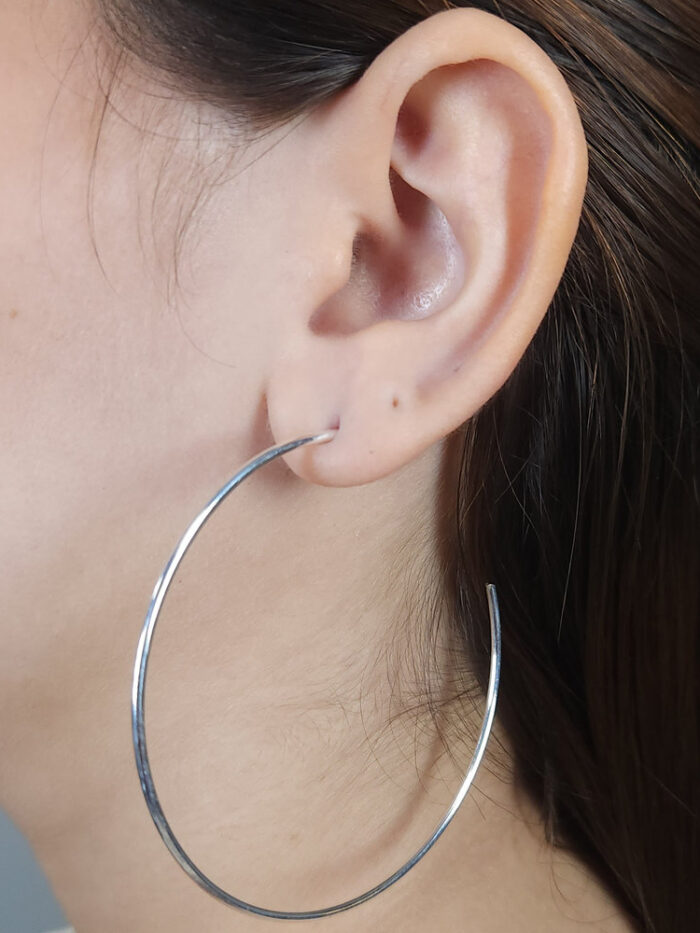 Argola fio liso aberto