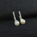 Brinco base riviera com perola