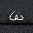 Brinco argola boleada aberta