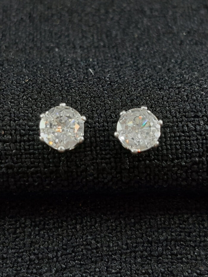 Brinco redondo cristal