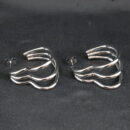 Argola aberta formato coração três fios