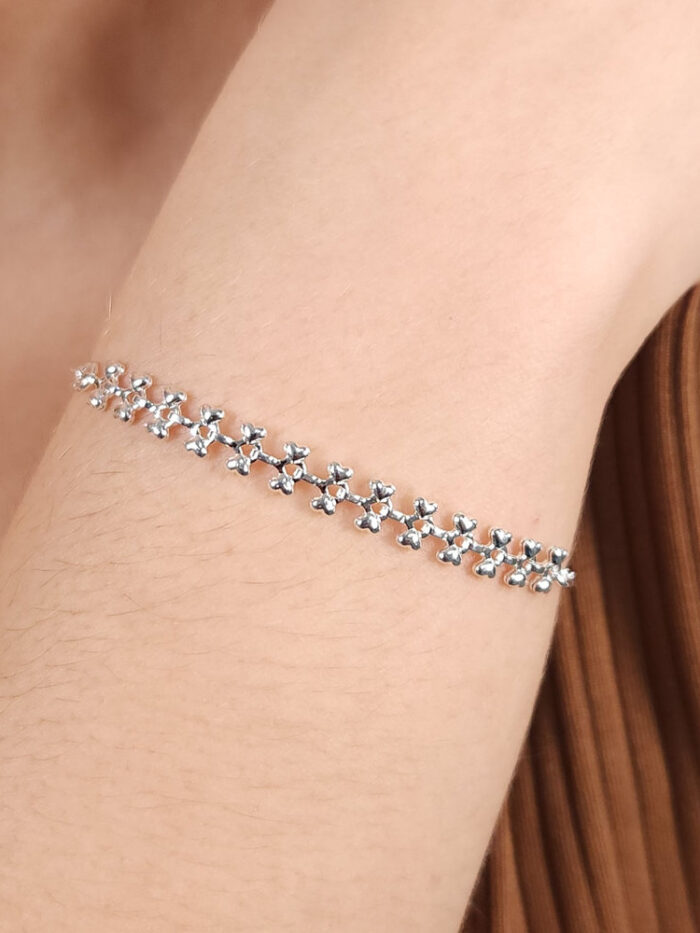 Pulseira elos cartier e trabalhado