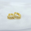 Argolinha para cartilagem com micro zircônia