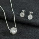 Conjunto ponto de luz cristal