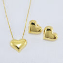 Conjunto coração boleado