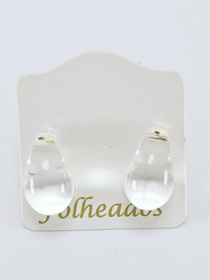 Brinco gota em acrílico