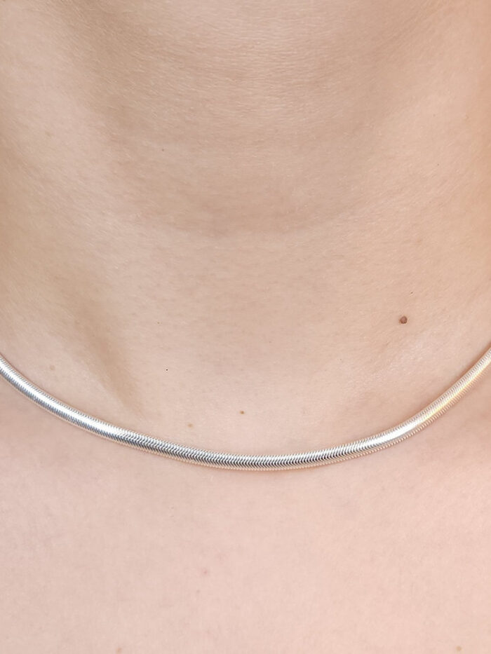 Gargantilha chocker lacraia