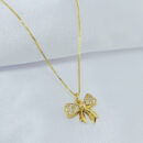 Gargantilha laço cravejado