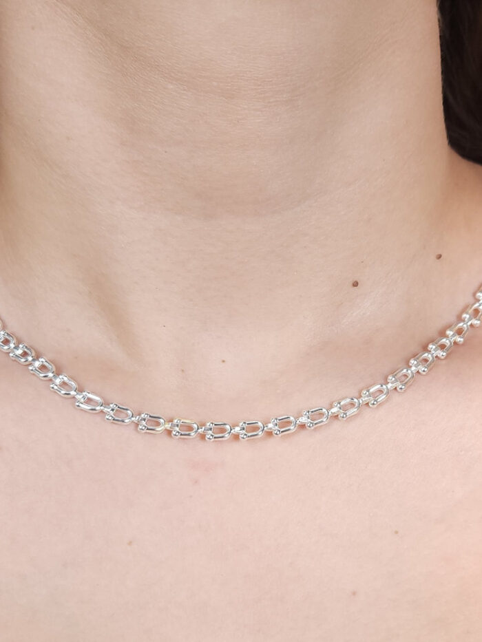 Gargantilha chocker elo tiffany