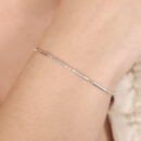 Pulseira Infantil caninho prateado