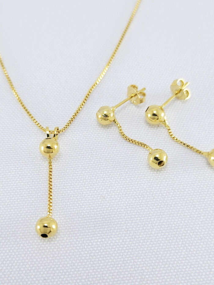 Conjunto de bolinhas dupla boleada