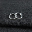 Brinco argolinha fio liso quadrado-IVO PITA