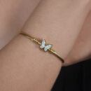 Pulseira detalhe borboleta detalhada regulavel