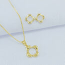 Conjunto flor vazada