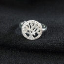 Anel árvore da vida cravejado