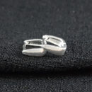 Brinco argola quadrada pequena