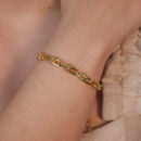 Pulseira elo tiffany dourado