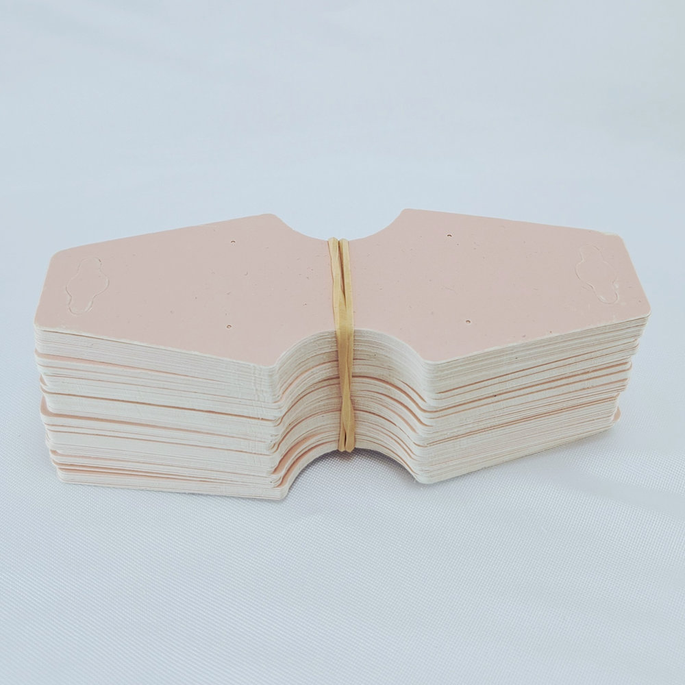 Tags para cordão rosa P