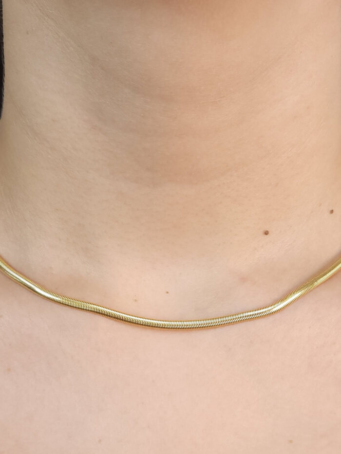 Gargantilha chocker rabo de rato