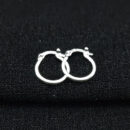 Brinco argolinha fio liso quadrado-IVO PITA