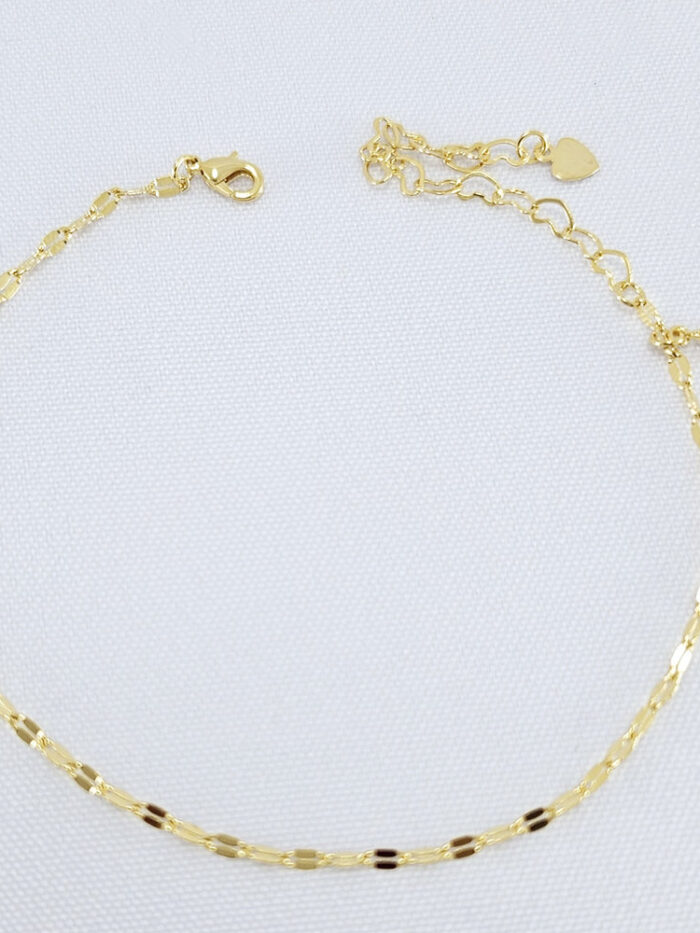 Tornozeleira estrela com pedrinhas cristal