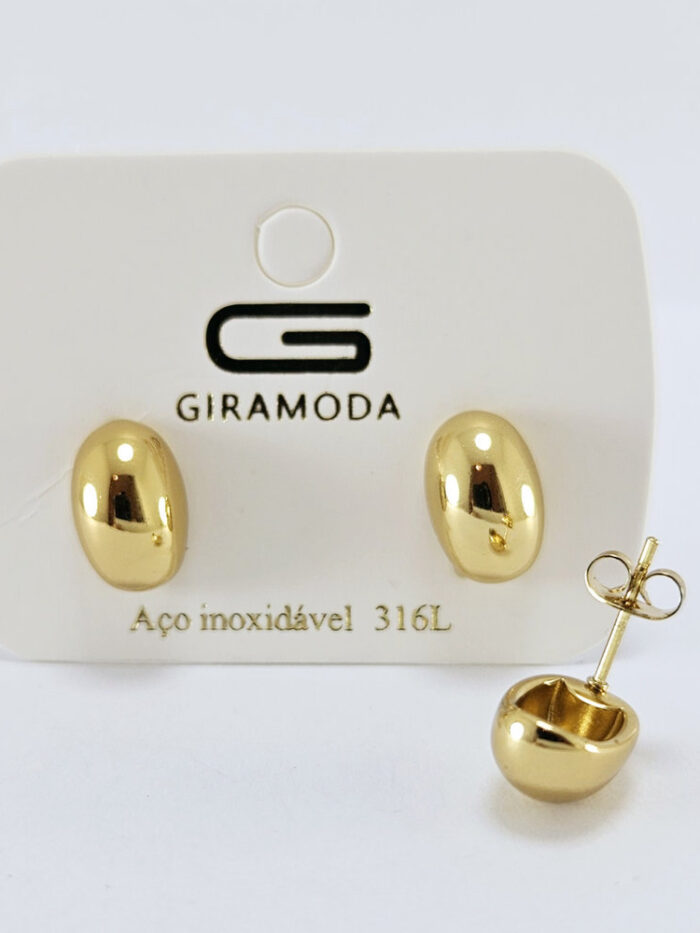 Brinco Oval Redondo