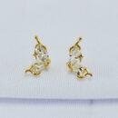 Brinco cristal detalhado