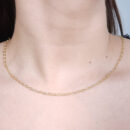 Gargantilha elos ovais dourado